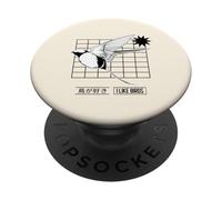 Mi piacciono gli uccelli (Bird Graphic) PopSockets PopGrip Adesivo