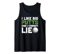 Mi piacciono i Big Putts e Non Posso mentire Golf Divertente Golf Golf Golf Canotta