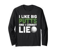 Mi piacciono i Big Putts e Non Posso mentire Golf Divertente Golf Golf Golf Maglia a Manica