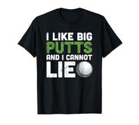 Mi piacciono i Big Putts e Non Posso mentire Golf Divertente Golf Golf Golf Maglietta