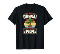 Mi piacciono i bonsai e forse mi piacciono 3 persone Maglietta