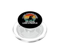 Mi piacciono i camaleonti e forse piace 3 Persone Retro Vintage PopSockets PopGrip per MagSafe