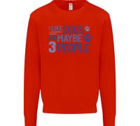 Mi Piacciono I Cani E Forse Tre Persone Felpa Per Bambini