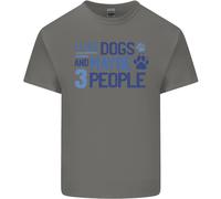 Mi Piacciono I Cani E Forse Tre Persone Maglietta Per Bambini Ragazzi E Ragazze