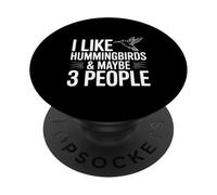 Mi piacciono i colibrì e forse 3 persone PopSockets PopGrip Adesivo