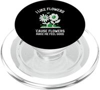 Mi piacciono i fiori perché i fiori mi fanno sentire bene (felice) PopSockets PopGrip per MagSafe