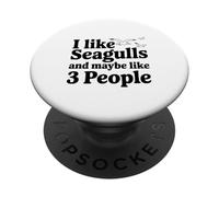 Mi piacciono i gabbiani e forse come 3 persone PopSockets PopGrip Adesivo
