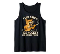 Mi piacciono i Gatti e l'hockey su Ghiaccio e Forse 3 Persone Canotta