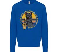 Mi Piacciono I Gatti Saxofoni E Forse 3 Persone Uomo Felpa Maglione