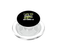Mi piacciono i grandi alligatori e non posso mentire cacciatori di alligatori divertenti PopSockets PopGrip per MagSafe