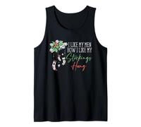 Mi piacciono i Miei Uomini Come Mi piacciono Le Mie Calze appese Funny Christmas Canotta