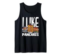 Mi piacciono i pancake impilano divertenti vibrazioni per la colazione Canotta