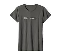 Mi piacciono i tramonti Maglietta, Donna, Asfalto, 3XL