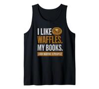 Mi piacciono i Waffle I Miei Libri e Forse 3 Persone Canotta