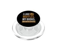 Mi piacciono i waffle I miei libri e forse 3 persone PopSockets PopGrip per MagSafe
