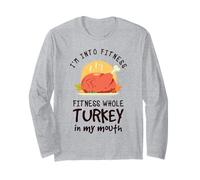 Mi piacciono Il Fitness Tutto Questo Tacchino in Bocca Maglia a Manica