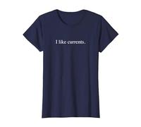 Mi piacciono Le Correnti Maglietta, Donna, Navy, M