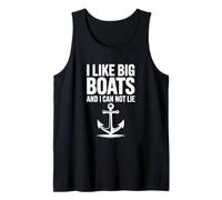 Mi piacciono Le Grandi Barche e Non Posso mentire Umorismo Nautico Canotta
