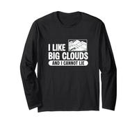 Mi piacciono Le Grandi Nuvole e Non Posso mentire Cloud Guardando Nephophile Maglia a Manica