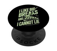 Mi piacciono le grandi pause e non posso mentire divertente biliardo PopSockets PopGrip Adesivo