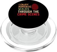 Mi piacciono le passeggiate romantiche attraverso le scene del crimine forense PopSockets PopGrip per MagSafe