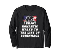 Mi piacciono Le Passeggiate romantiche Verso la Linea di Scrimmage Maglia a Manica