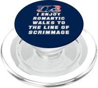 Mi piacciono le passeggiate romantiche verso la linea di scrimmage PopSockets PopGrip per MagSafe