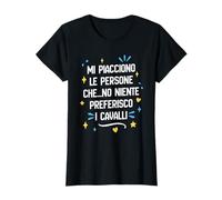 Mi Piacciono Le Persone Che No Niente Preferisco I Cavalli Maglietta