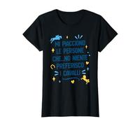 Mi Piacciono Le Persone Che No Niente Preferisco I Cavalli Maglietta