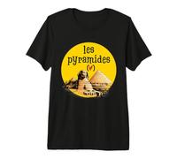 Mi piacciono Le piramidi di Giza in Egitto Sfinge e Storia Maglietta Premium
