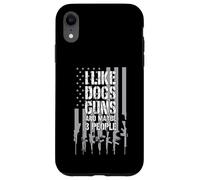 Mi piacciono le pistole dei cani e forse 3 persone - Amante dei cani e delle armi Custodia per iPhone XR