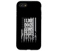 Mi piacciono le pistole dei cani e forse 3 persone - Amante dei cani e delle armi Custodia per iPhone SE (2020) / 7/8