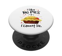 Mi piacciono le torte grandi e non posso mentire PopSockets PopGrip Adesivo