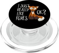 Mi piacciono le volpi, ok? Dolce volpe PopSockets PopGrip per MagSafe