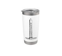 Mi piacciono molto gli obelischi - Monumento all'obelisco Bicchiere termico in acciaio inox doppia parete