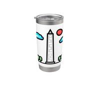 Mi piacciono molto gli obelischi - Monumento all'obelisco Bicchiere termico in acciaio inox doppia parete