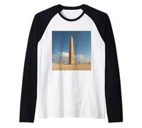 Mi piacciono Molto Gli obelischi - Monumento all'obelisco Maglia con Maniche Raglan