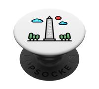 Mi piacciono molto gli obelischi - Monumento all'obelisco PopSockets PopGrip Adesivo