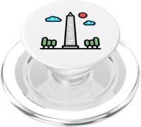 Mi piacciono molto gli obelischi - Monumento all'obelisco PopSockets PopGrip per MagSafe