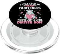 Mi piace ancora leggere favole Romance Book Reader Girl PopSockets PopGrip per MagSafe