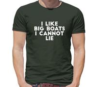 Mi Piace Big Boats, I Cannot Lie - T-Shirt - Barca Canal Vela ' Acqua