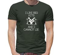 Mi Piace Big Kit e I Cannot Lie - T-Shirt - Batteria Musica Divertenti
