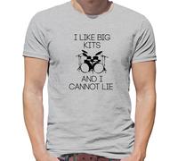 Mi Piace Big Kit e I Cannot Lie - T-Shirt - Batteria Musica Divertenti