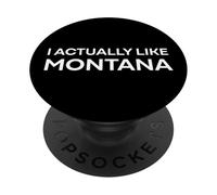 "Mi piace davvero il Montana." Funny American State PopSockets PopGrip Adesivo