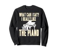 Mi Piace Davvero Il Piano Citazione Musicale Felpa