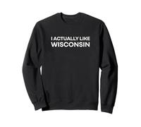 Mi Piace Davvero Il Wisconsin. Funny American State Felpa