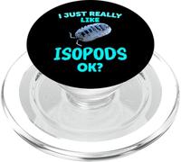 Mi piace davvero Isopods OK Pill Bug Amante Divertente Roly Poly PopSockets PopGrip per MagSafe