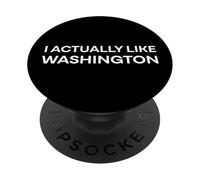 "Mi piace davvero Washington." Funny American State PopSockets PopGrip Adesivo