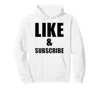 Mi Piace e Iscriviti Meme Video Vlogger Social Media Tuber Felpa con Cappuccio