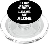 Mi piace essere single (Lasciami in pace) - Divertente detto sarcastico PopSockets PopGrip per MagSafe
